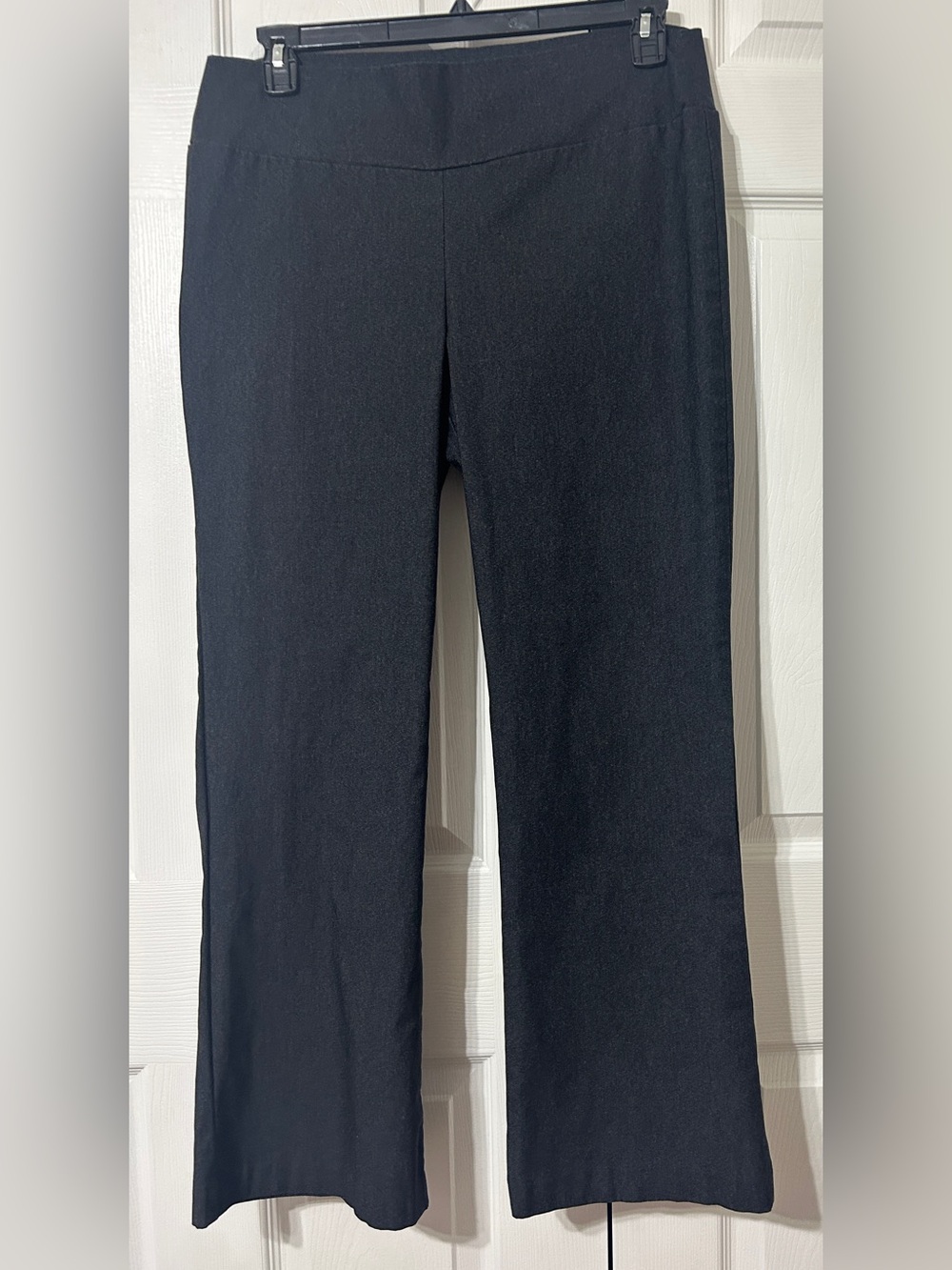 Maurices Pull On Dress Pants Gray Stretch High Rise Women’s 1X Petite